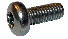 M3-0.5 x 6 mm Machine Screws / Six-Lobe (Torx®) / Pan Head / 316 Stainless Steel (A4) / ISO14583