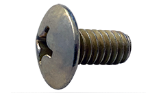 M2.#5-0.45 x 10 mm Machine Screws / Phillips / Truss Head / 18-8 Stainless Steel (A2) / JISB1111