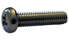 M3-0.5 x 16 mm Machine Screws / Phillips / Pan Head / 18-8 Stainless Steel (A2) / JISB1111