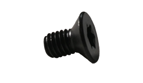 M2.#5-0.45 x 4 mm Machine Screws / Six-Lobe (Torx®) / Flat Head (90 Deg.) / Class 8.8 Steel / Black Oxide / ISO14581