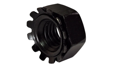 M4-0.7 Keps Nuts / Medium Carbon Steel / Black Oxide
