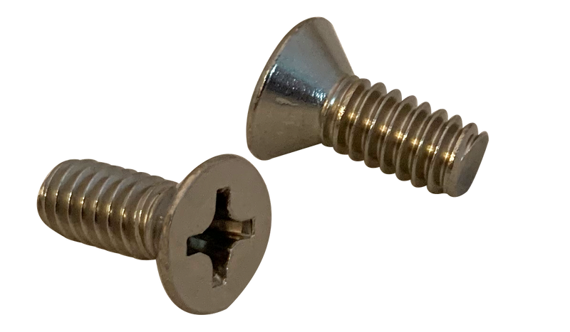 #6-32 Phillips Flat Head Machine Screws, Full Thread / Stainless Steel / 18-8 / Plain / Import / ASTM F593 Alloy Group 2 (18-8)