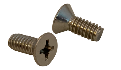 5/16"-18 x 2 1/2" Phillips Flat Head Machine Screws, Full Thread / 316 Stainless Steel / Passivated