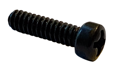 #10-24 x 1" Phillips Fillister Head Machine Screws, Full Thread / Low Carbon Steel / Black Oxide / Made in USA