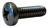 #4-40 x 3/8" Phillips Pan Head Machine Screws, Full Thread / Stainless Steel / 316 / Passivated / ASTM F593 Alloy Group 3 (316)