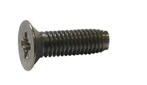 M4-0.7 x 20 mm Trilobe Thread Forming Screws for Metal / Pozi / Flat Head / 18-8 Stainless Steel (A2) / DIN7500M