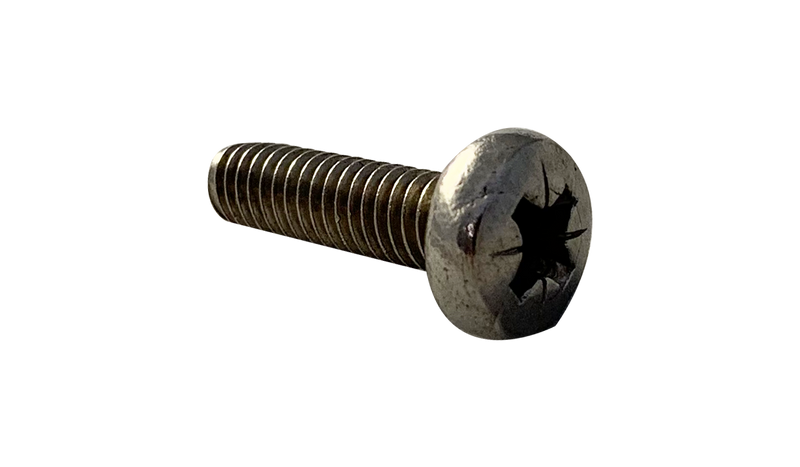 M5-0.8 x 16 mm Trilobe Thread Forming Screws for Metal / Pozi / Pan Head / 18-8 Stainless Steel (A2) / DIN7500C