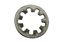 MS35333-37 / #6 Mil-Spec Internal Tooth Lock Washers / Steel / Zinc Yellow