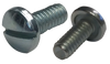 1/4"-20 x 1 1/2" Slotted Pan Head Machine Screws, Full Thread / Low Carbon Steel / Zinc / ASTM A307; ASME B18.6.3