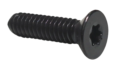 #6-32 x 1/4" Torx Flat Head Machine Screws, Full Thread / 18-8 Stainless Steel / Black Oxide / Made in USA