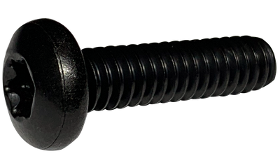 #10-24 x 1 1/2" Torx Pan Head Machine Screws, Full Thread / Low Carbon Steel / Black Oxide / Made in USA