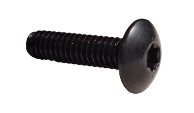 #10-24 x 1/2" Torx Truss Head Machine Screws, Full Thread / Low Carbon Steel / Black Oxide