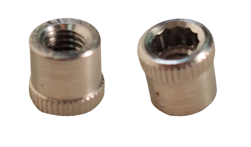 #6-32 Allen Nuts / 12-Point Socket Style / 18-8 Stainless Steel