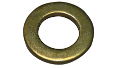 NAS1149-F0363P / #10 Mil-Spec Flat Washers / 0.063 Thk / Steel / Cadmium Yellow