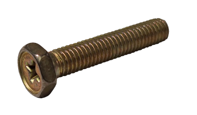 NAS1801-0810 / #8-32 x 5/8" Mil-Spec Machine Screws / Phillips / Ind Hex Wash Hd / Header Pt / Low Carbon Steel / Cad Yellow / Cadmium Yellow