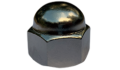 M24-3.00 Acorn Cap Nut (DIN 1587) / A4 Stainless Steel / Passivated / ISO 3506-1 A4-70