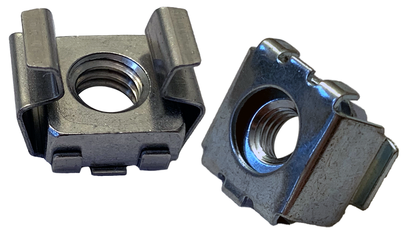 #8-32 Cage Nuts / Steel / Zinc / C7931-832-3B