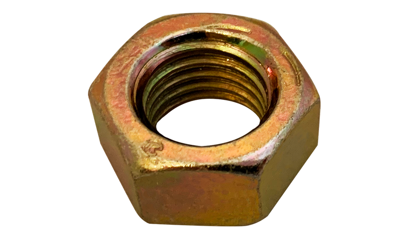 1/4-20 Finished Hex Nuts / Grade 8 / Zinc Yellow