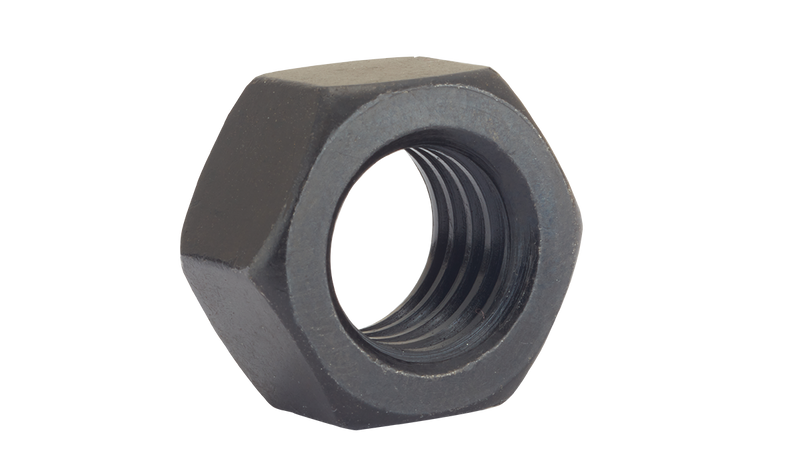 5/8-11 Finished Hex Nuts / Steel / Black Oxide