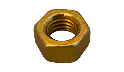 1/4"-20 Finished Hex Nuts / Low Carbon Steel / Zinc Yellow