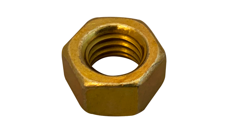 1/4-20 Finished Hex Nuts / Steel / Zinc Yellow
