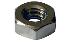 1/4-20 Hex Machine Screw Nuts / 316 Stainless Steel