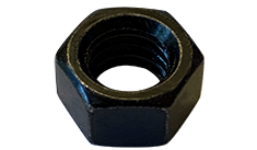 #8-32 Hex Machine Screw Nuts / Steel / Black Oxide