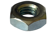 5/16-18 Heavy Hex Jam Nuts / Steel / Zinc