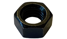 #6-32 x 1/4 Small Pattern Hex Machine Screw Nuts / Steel / Black Oxide