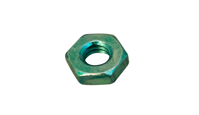 #8-32 x 5/16" Hex Machine Screw Nuts / Low Carbon Steel / Zinc Green / ASME B18.2.2