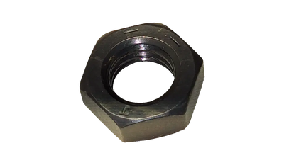 9/16"-18 Hex Jam Nut (Grade 8) / Low Carbon Steel / Plain