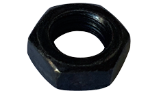 5/16-18 Hex Jam Nuts / Steel / Black Zinc