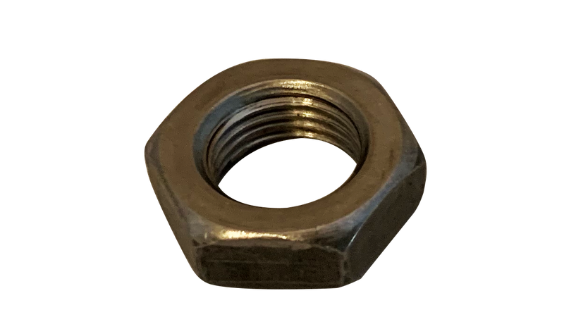 1 1/8-12 Hex Jam Nuts / Steel / Plain