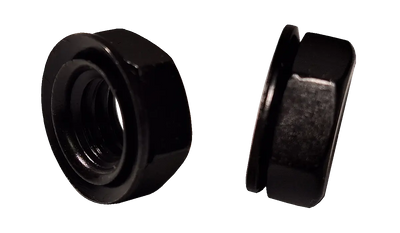 #4-40 Conical Washer Keps Nuts / Low Carbon Steel / Black Oxide