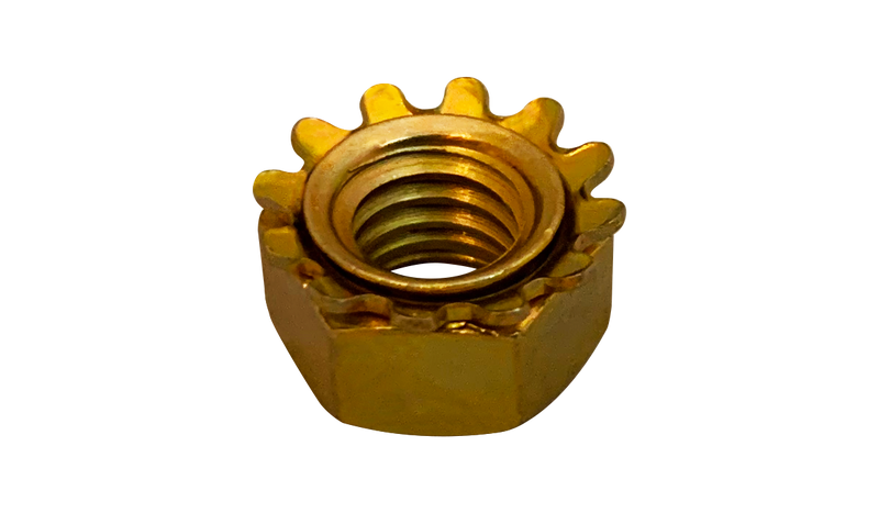 5/16-18 Hex Keps Nuts / Steel / Zinc Yellow