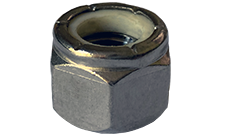 3/8-16 NE Nylon Insert Locknuts / Light Hex Standard / 18-8 Stainless Steel