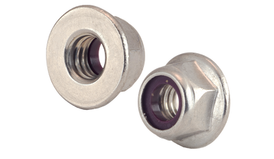 M6-1.00 Hex Flange Lock Nut (DIN 6926) / A2 Stainless Steel / Passivated