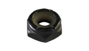1/2-13 NTE Nylon Insert Locknuts / Thin Style / Steel / Black Oxide