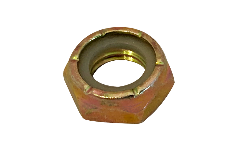1/2-13 NTE Nylon Insert Locknuts / Thin Style / Steel / Zinc Yellow