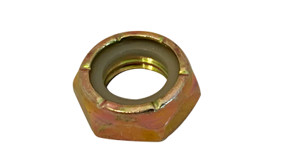 1/4"-20 NTE Nylon Insert Locknuts / Thin Style / Steel / Zinc Yellow