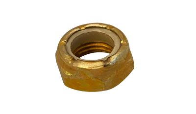 1 1/4"-12 NTE Nylon Insert Locknuts / Thin Style / Steel / Zinc Yellow