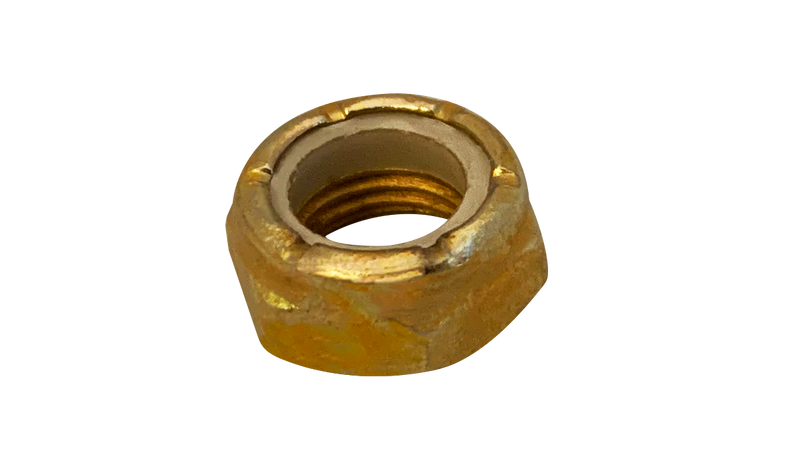 3/4-16 NTE Nylon Insert Locknuts / Thin Style / Steel / Zinc Yellow