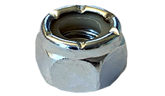 5/8-18 NE Nylon Insert Locknuts / Light Hex Standard / Steel / Zinc