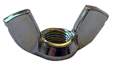 7/16-20 Cold Forged Wing Nuts / Steel / Zinc