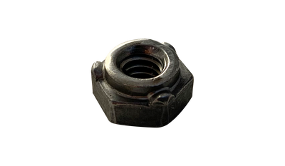 3/8"-16 Hex Weld Nuts / 3 Projections / Self-Locating Pilot / Low Carbon Steel / Plain