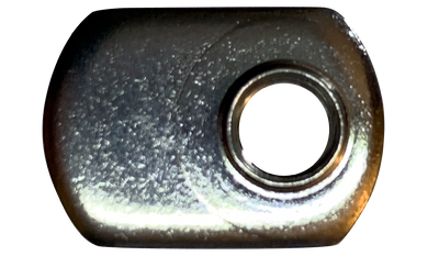 #10-24 Offset Hole Tab Weld Nuts / No Projections / 18-8 Stainless Steel / Passivated