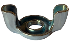 3/8-16 Stamped Wing Nuts / Steel / Zinc