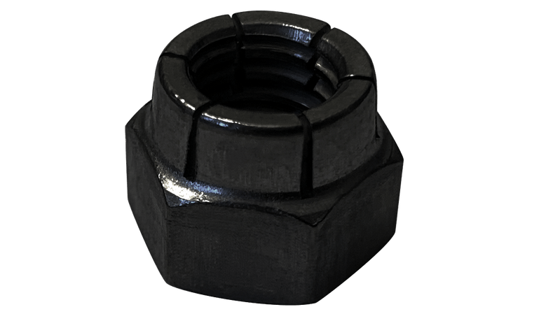 1/2-20 Full Height Flex Locknuts / Steel / Black Oxide