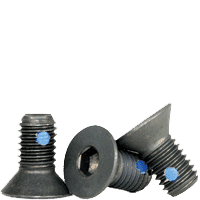 Flat Head Cap Screws / Socket Head / Steel / Black Oxide