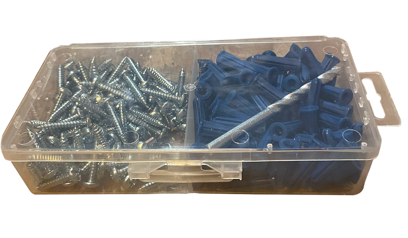 #8-10 PLASTIC ANCH KIT ZINC AND BAKE